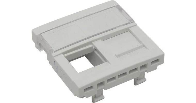 Вставка для 1-го модуля под RJ-45 кат.5e UTP , алюминий (45976 SAL) 