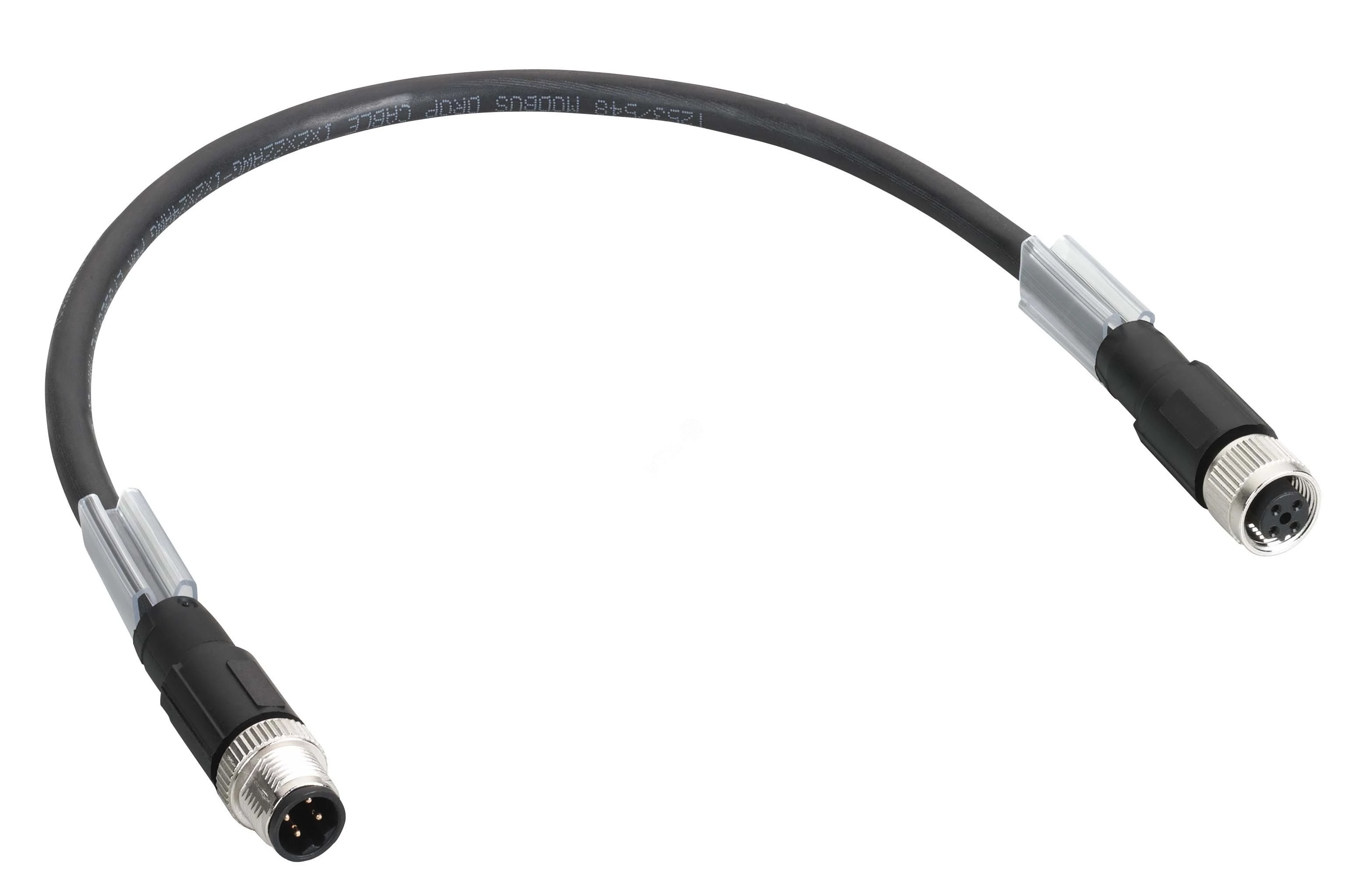 Шина ТМ7, прямой M12-B 4pin, Male-Female, 10м