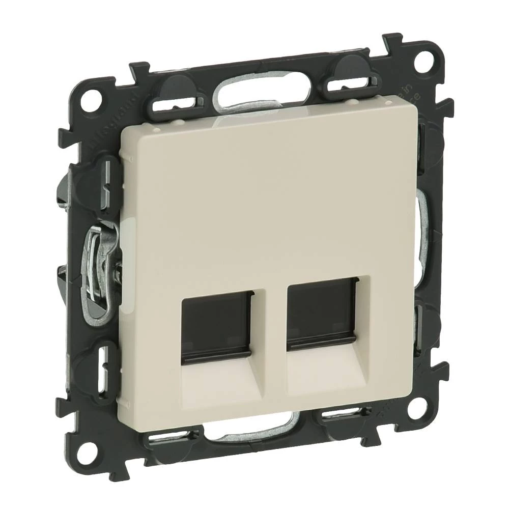 Двойная компьютерная розетка VLN-l Роз2х RJ45 Cat5е UTP СЛК