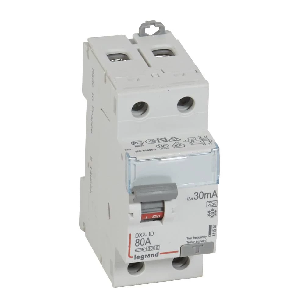 УЗО двухполюсное DX3 2П 80А 30мА-A