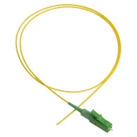 Пигтейл LANMASTER LC, APC, одномодовый, 1.0 м