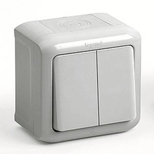 Перекл 10A 2клав IP44 СЕР