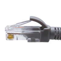 Патч-корд SUPRLAN U/UTP Cat.5e 4x2 26AWG (7x0.16mm) Cu PVC серый 0,5м 10-0101 10-0101
