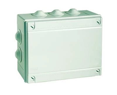 Коробка ответвит., с каб. вводами 2х40+6х32мм, IP55, 240х190х90мм