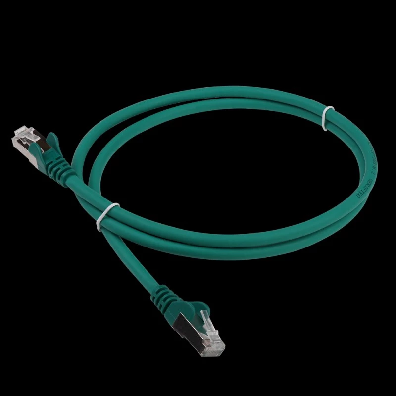 Патч-корд LANMASTER LSZH FTP кат.6, 10 м, зеленый