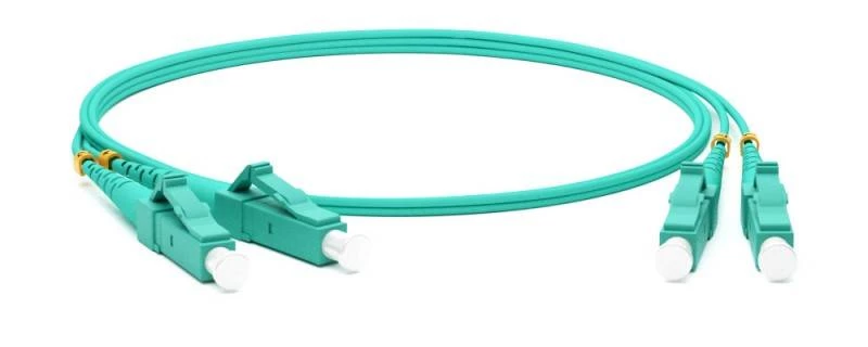 Патч-корд волоконно-оптический (шнур) MM 50/125(OM3), LC-LC, duplex, 10G/40G, LSZH, 15 м Hyperline