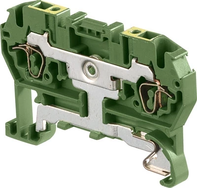 Клемма пружинная D1,5/4,P,4L 1,5мм,кв, земля