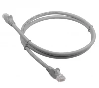 Патч-корд LANMASTER LSZH UTP кат.6, 10 м, серый