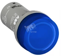 Лампа CL2-515L синяя со встроенным светодиодом 110-130В DC