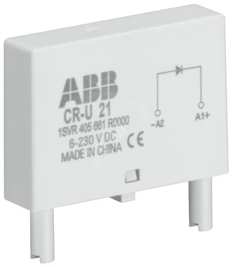 Варистор и светодиод красный CR-U 61D 24-60В AC/DC для реле CR-U