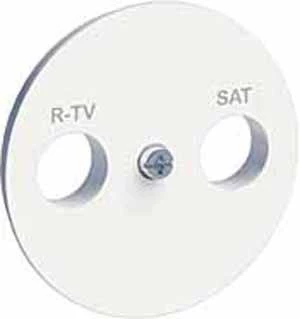 Накладк R-TV/SAT бел ODACE