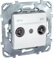 R-TV/SAT РОЗЕТКА ПРОХОДНАЯ БЕЛЫЙ