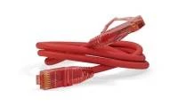 Патч-корд U/UTP, Cat.5е, LSZH, 0.15 м, красный Hyperline