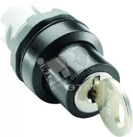 Переключатель M3SSK2-101 с ключом 3-х позиционный с фиксацией (т олько корпус) (ключ Ronis 71 достается в среднем положени