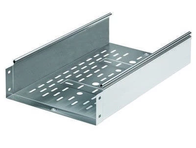 Лоток перфорированный 100х80 L 3000 толщ. 1,2 мм, горячеоцинкованный