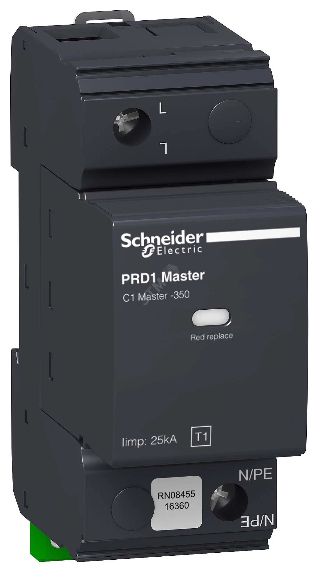 PRD1 MASTER ОПН 1-ПОЛЮСНЫЙ КЛАСС 1 СО СМЕННЫМИ КАРТРИДЖАМИ