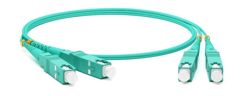 Патч-корд волоконно-оптический (шнур) MM 50/125(OM3), SC-SC, 2.0 мм, duplex, 10G/40G, LSZH, 2 м Hyperline