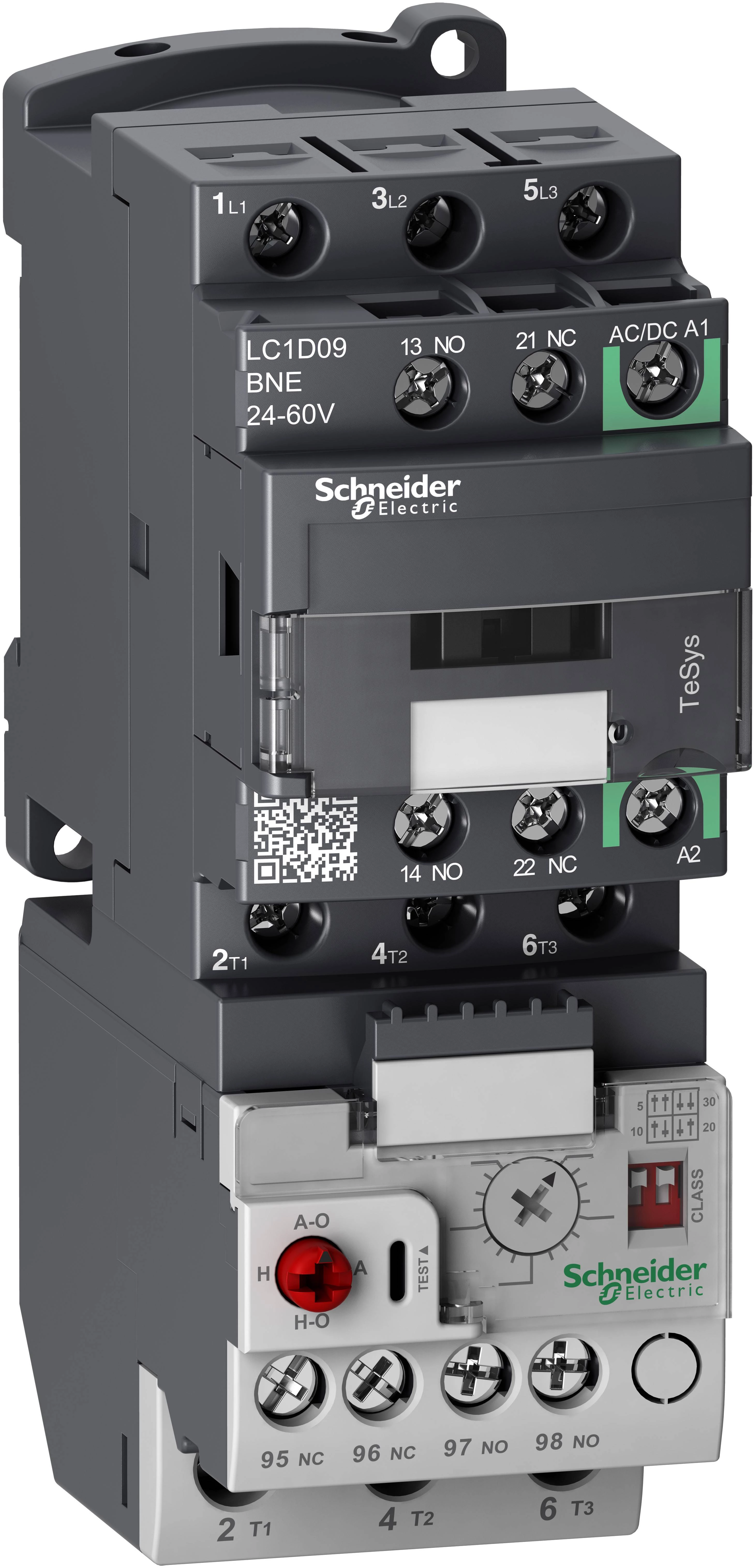КОНТАКТОР D 3P AC3 440В 32A, КАТУШКА УПРАВЛЕНИЯ 100-250В AC/DC, ЗАЖИМ ПОД ВИНТ