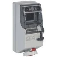 P17Щит.5мод. с блок. 16А 3К+З 380В IP66