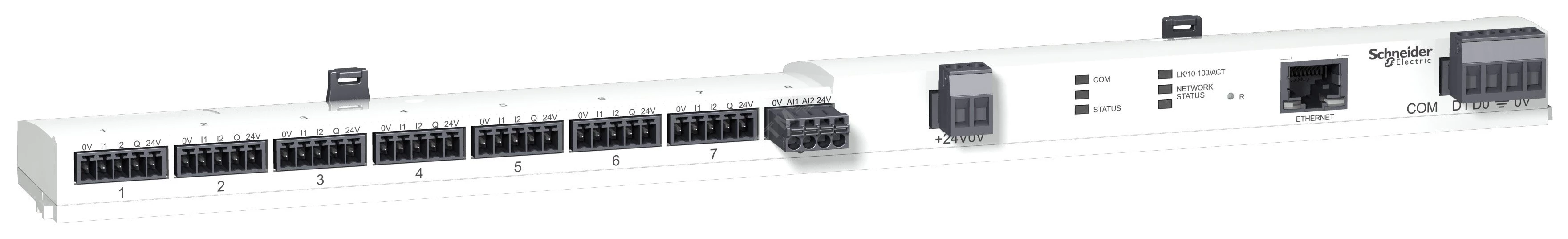 Интерфейс связи Acti 9 Smartlink (+разъем Modbus,питания 24В,креп. Multiclip 80)