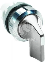 Переключатель M2SS5-20U (длинная ручка) серый 2-х позиционный бе з подсветки (только корпус) 90# с фиксацией