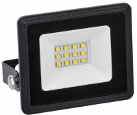 Светодиодный прожектор СДО 06-10 черный IP65 6500 K IEK
