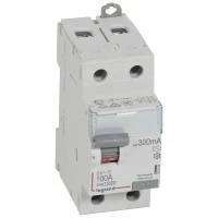 Двухполюсное устройство защитного отключения DX3 2П 100А 300мА-AC