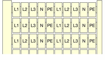 Маркировка RC65 20X(L1-L2-L3-N-PE)