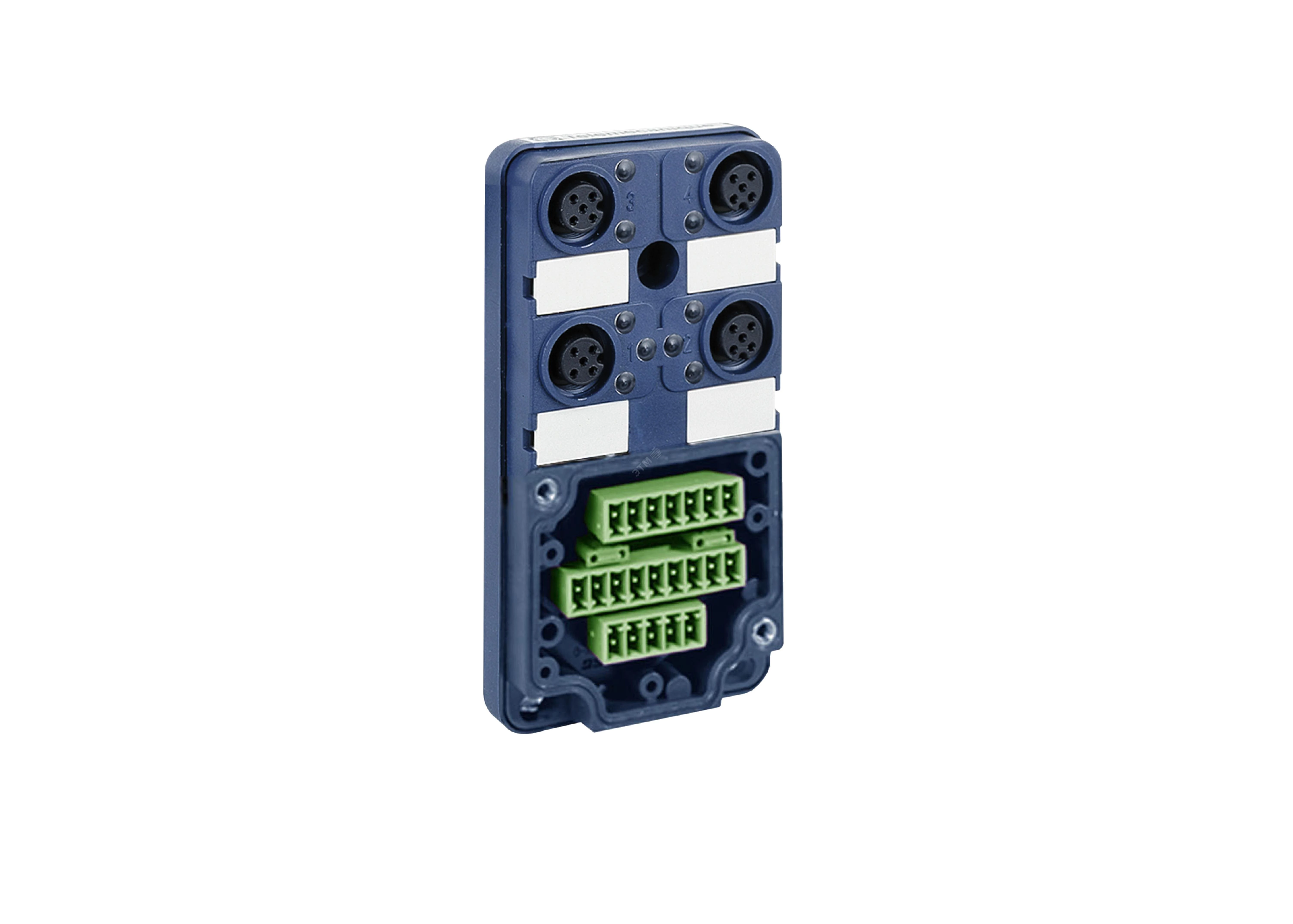 КЛЕММ БЛОК ПАССИВ IP67 4 КАНАЛ M12 СВТД