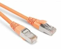 Патч-корд F/UTP, экранированный, Cat.5е, LSZH, 5 м, оранжевый Hyperline