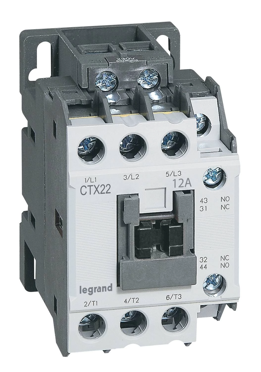 Контактор CTX3 3P 12A 1но1нз ~380V