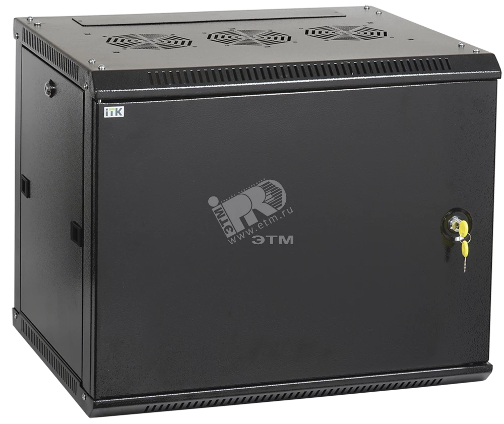ITK Шкаф LINEA W 9U 600x450 мм дверь металл, RAL9005