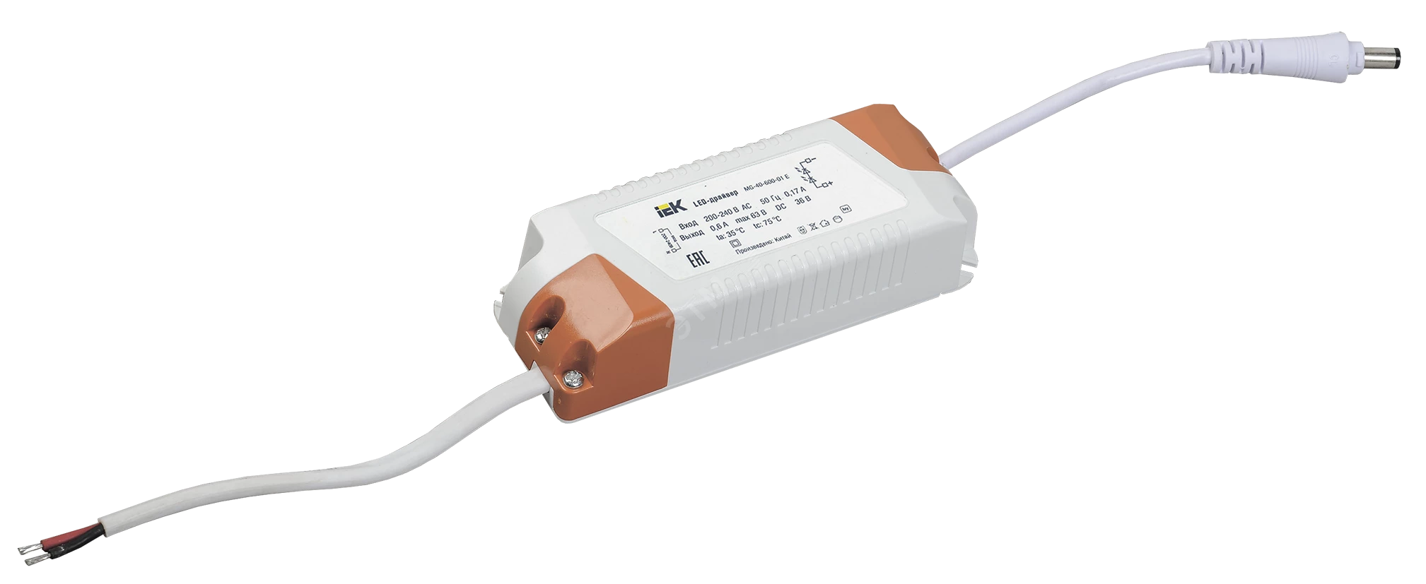 LED-драйвер MG-40-600-02 E, для ДВО 36Вт eco W, IEK