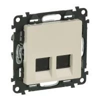 Двойная компьютерная розетка VLN-l Роз2х RJ45 Cat5е UTP СЛК
