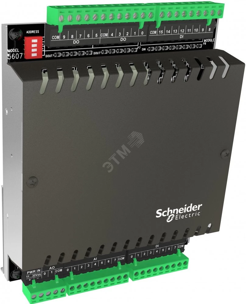 Модуль расширения 5607-24 I/O , 16 D/I (24V), 10 D/O(SSR), 8 A/I, 2 A/O