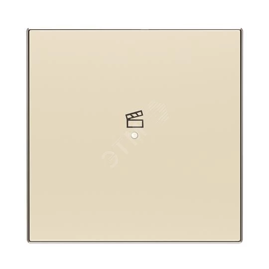SRS-1-85BL Клавиша одинарная free@home, SKY, сцена, белая