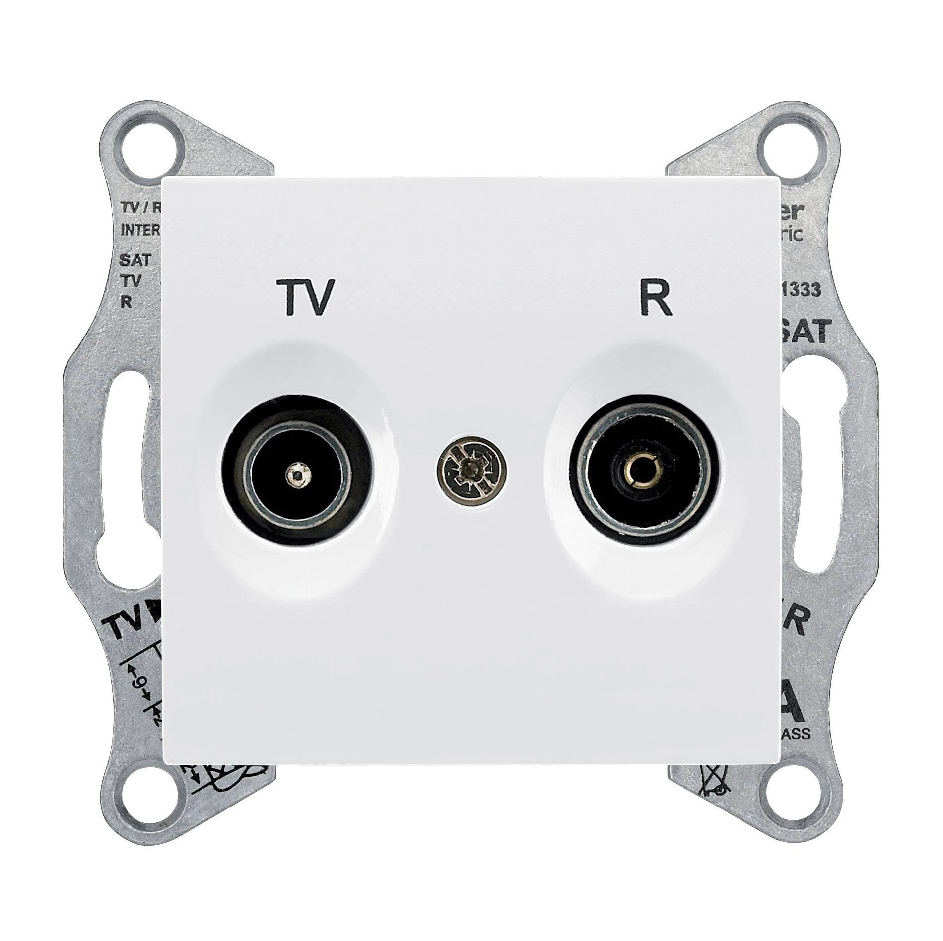 TV/R розетка проходная, бел. SDN3301321