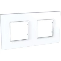 РАМКА UNICA QUADRO 2 МЕСТА БЕЛЫЙ