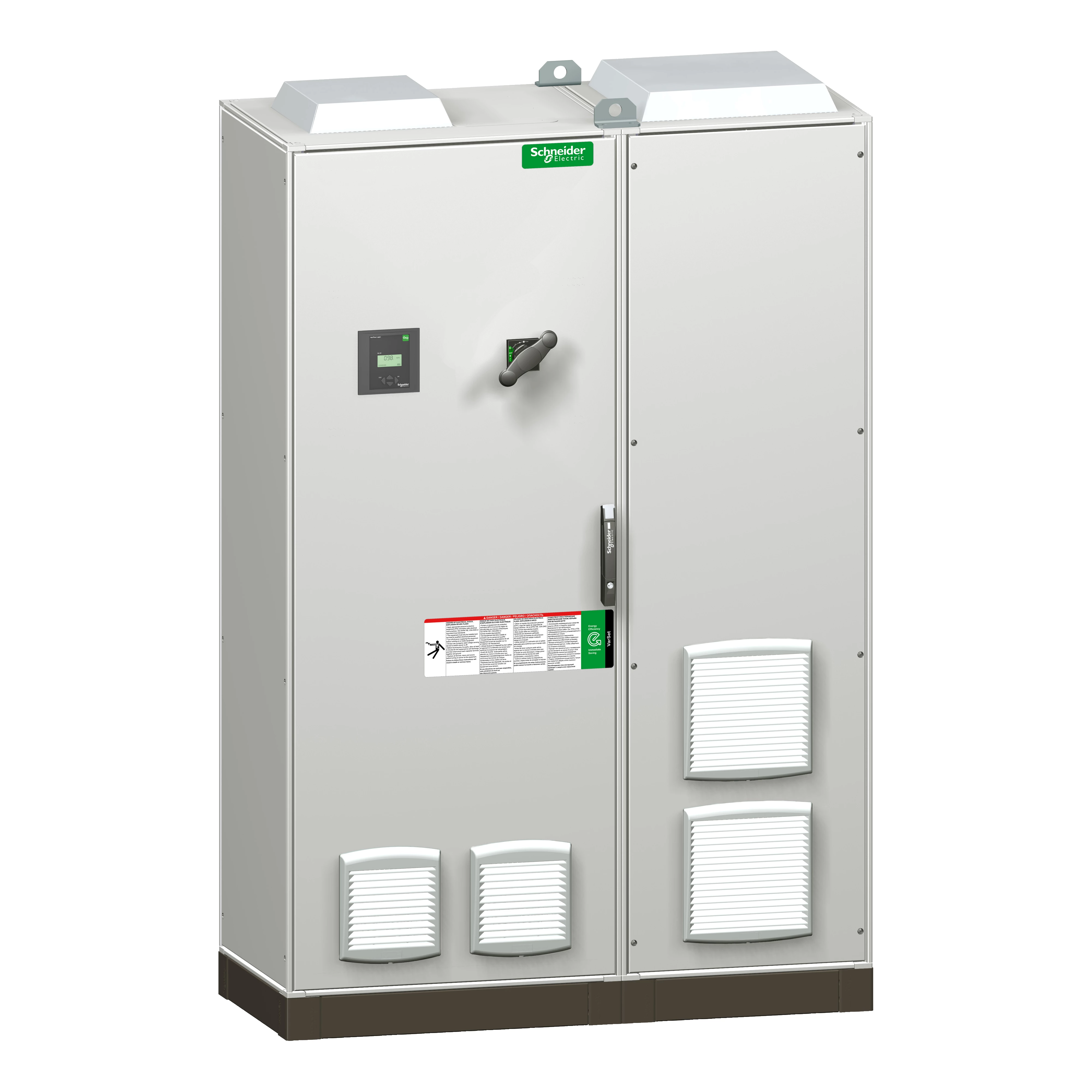 УКРМ VarSet 500 кВАр 400В для загрязненной сети DR3,8, ввод сверху