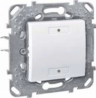 2-КНОП. ВЫК-ЛЬ С ИНДИКАТОРОМ LED, БЕЛЫЙ