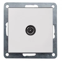 Накладка розетки TV  (белый) FLAT