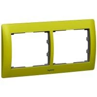 Рамка 2п гор Magic Green GL