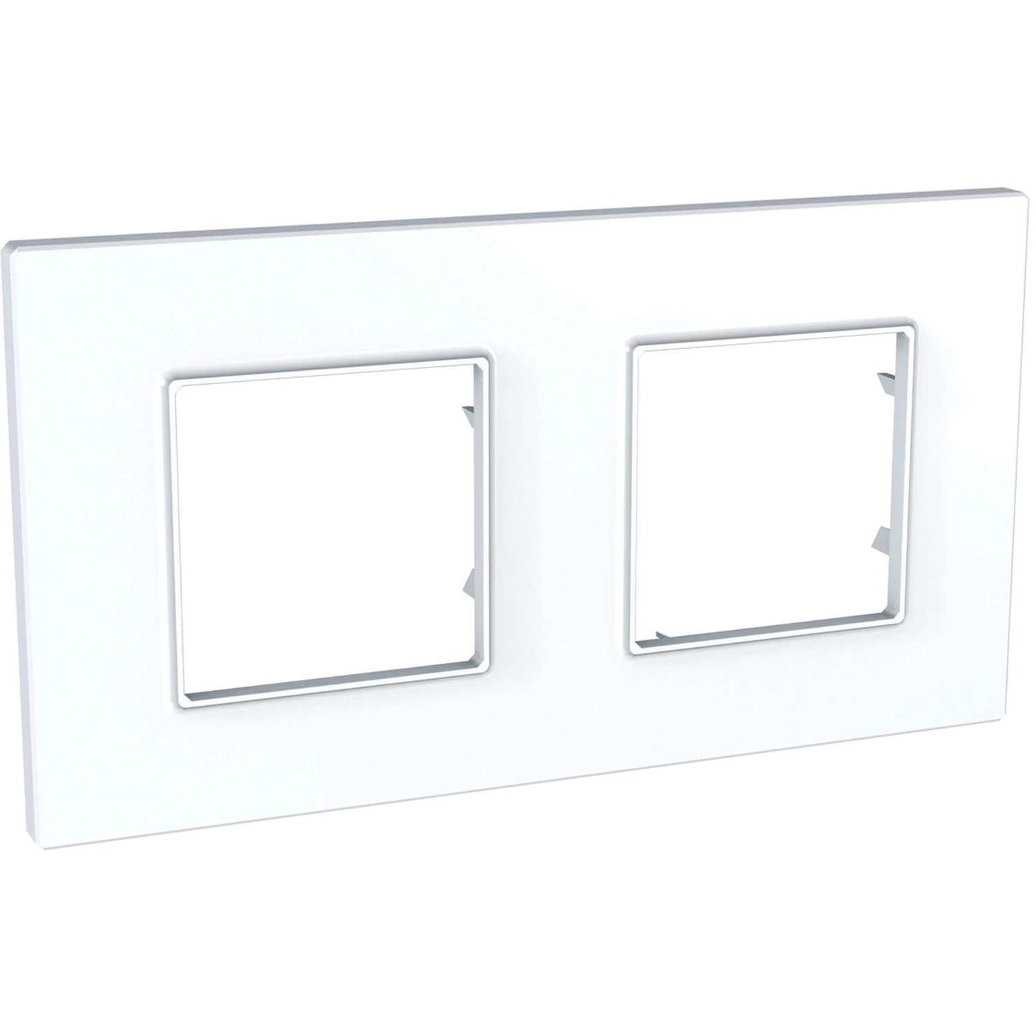 РАМКА UNICA QUADRO 2 МЕСТА БЕЛЫЙ