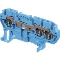 Клемма пружинная D10/10.N.2L 10мм.кв. синяя