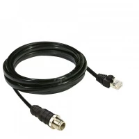 Шина ТМ7, угловой M12-B 4pin, Male-Female, 10м
