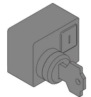 Блокировка выключателя в разомкнутом состоянии MOL-S T6 >KEY LOCK EQUAL N,20005