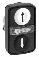ГОЛОВКА КНОПКИ ДВОЙНАЯ С МАРКИРОВК + LED ZB4BW7A17247