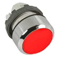 Кнопка MP1-20R красная (только корпус) без подсветки без фиксаци и
