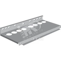 Фланец OEZXP38R, 800x330(фланец5) с круглыми отверстиями для рубильников в металлическом боксе