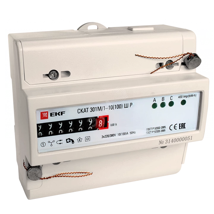 Электросчетчик СКАТ 301М/1 - 10(100) Ш Р EKF PROxima
